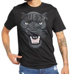 Guess Perrie XL Black Panther Graphic T-Shirt tee